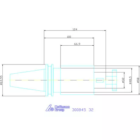 Garant Kombinált marótüske Forma ADB 32 mm