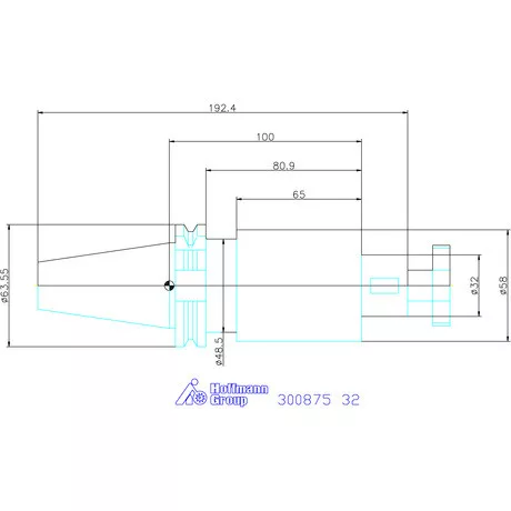 Holex Kombinált marótüske Forma A 32 mm