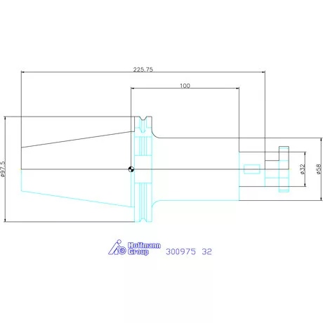 Holex Kombinált marótüske Forma A 32 mm