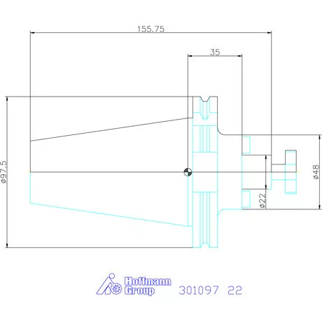 Holex Marófej befogó Forma ADB 22 mm