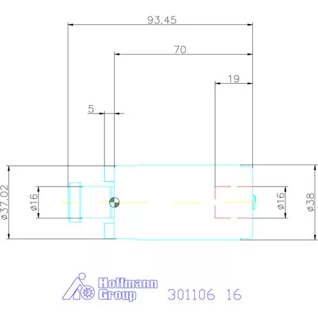 Holex Marófej hosszabbító Hosszú 16 mm