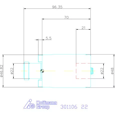 Holex Marófej hosszabbító Hosszú 22 mm