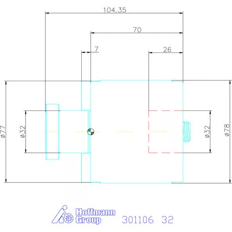 Holex Marófej hosszabbító Hosszú 32 mm