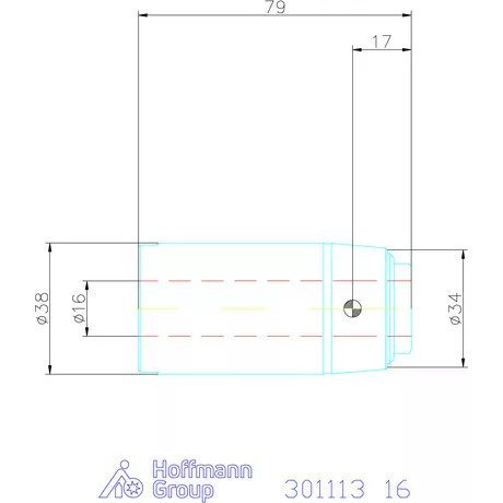 Garant Adapter Marófej / ER szorítópatron 16 mm