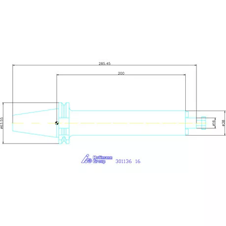 Garant Marófej befogó hengeres 16 mm