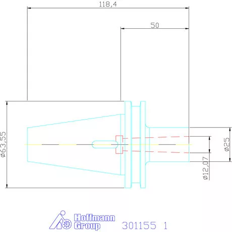 Garant Szűkítőpersely MK-szárhoz kiütőlappal, Forma AD 1