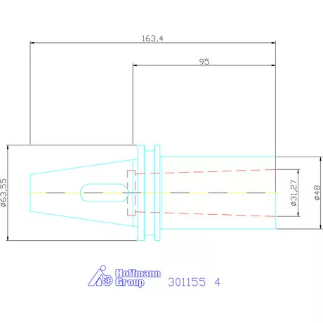 Garant Szűkítőpersely MK-szárhoz kiütőlappal, Forma AD 4