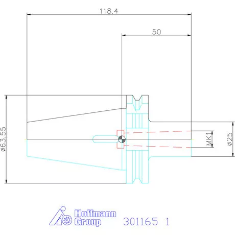 Holex Szűkítőpersely MK-szárhoz kiütőlappal, Forma AD 1
