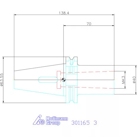 Holex Szűkítőpersely MK-szárhoz kiütőlappal, Forma AD 3