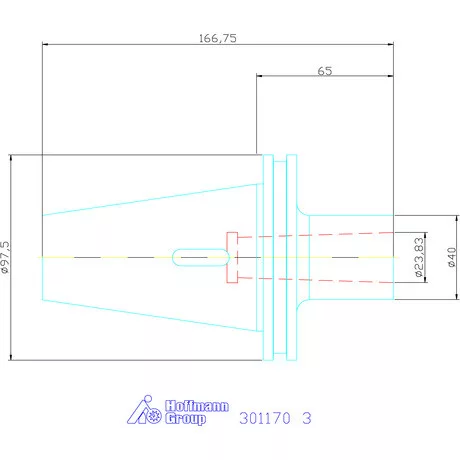 Garant Szűkítőpersely MK-szárhoz kiütőlappal, Forma AD 3