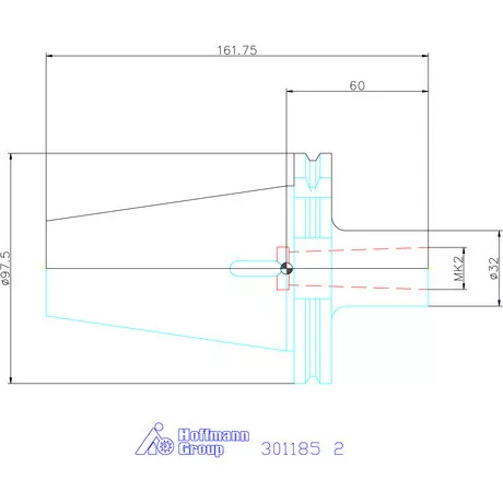 Holex Szűkítőpersely MK-szárhoz kiütőlappal, Forma AD 2