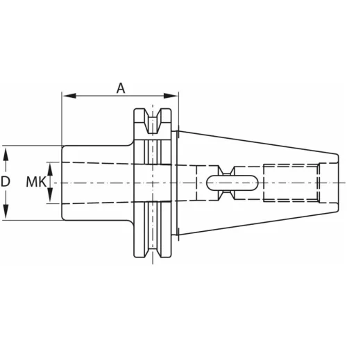 Holex Szűkítőpersely MK-szárhoz kiütőlappal, Forma AD 3