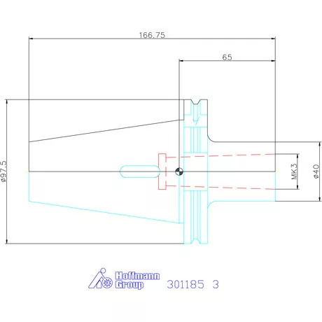 Holex Szűkítőpersely MK-szárhoz kiütőlappal, Forma AD 3
