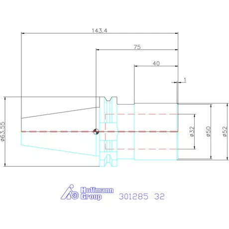 Garant Szerszámtartó telibefúróhoz Forma ADB 32 mm