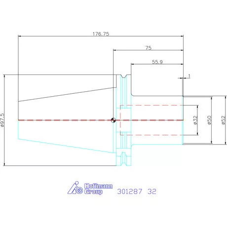 Garant Szerszámtartó telibefúróhoz Forma ADB 32 mm