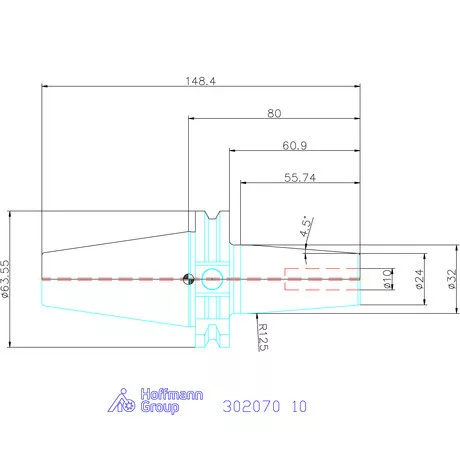 Garant Hidroplasztikus befogó, karcsú Master Chuck 10 mm