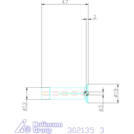 Garant Hasított közpersely Hűtéssel 3 mm