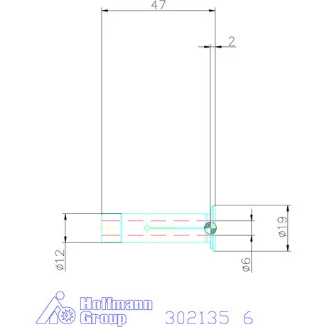 Garant Hasított közpersely Hűtéssel 6 mm