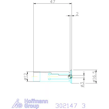 Schunk Hasított közpersely tömített 3 mm