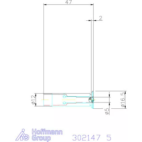 Schunk Hasított közpersely tömített 5 mm