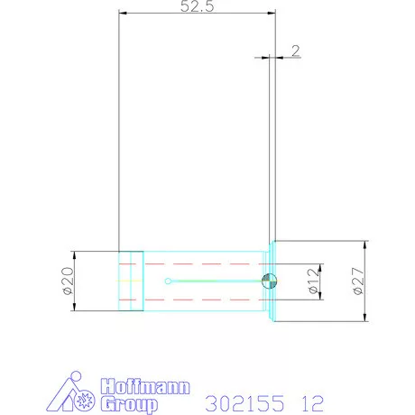 Garant Hasított közpersely Hűtéssel 12 mm