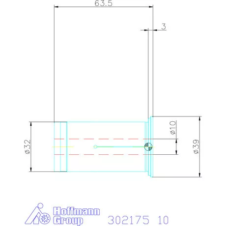 Garant Hasított közpersely Hűtéssel 10 mm