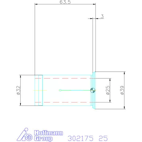 Garant Hasított közpersely Hűtéssel 25 mm
