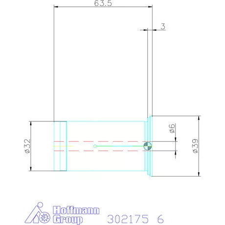 Garant Hasított közpersely Hűtéssel 6 mm