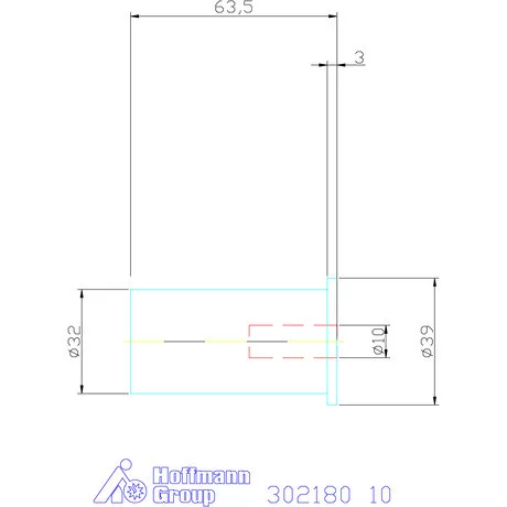Hasított közpersely tömített 10 mm