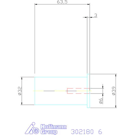 Hasított közpersely tömített 6 mm