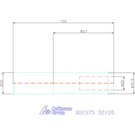 Wte Hidroplasztikus hosszabbító 32/20 mm