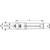 MicroClamp fúró befogó hengeres, L = 80 0,2-3
