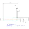 MicroClamp fúró befogó hengeres, L = 80 0,2-3