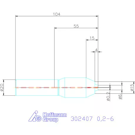 Garant MicroClamp fúró befogó hengeres, L = 100 0,2-6