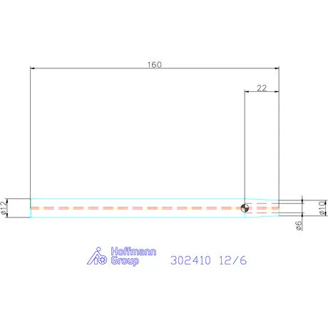 Garant Zsugorbefogó-hosszabbító 4,5° hosszbeállító csavar nélkül 12/6 mm