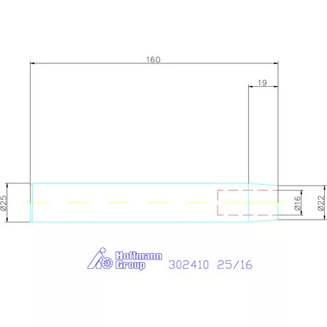 Garant Zsugorbefogó-hosszabbító 4,5° hosszbeállító csavar nélkül 25/16 mm