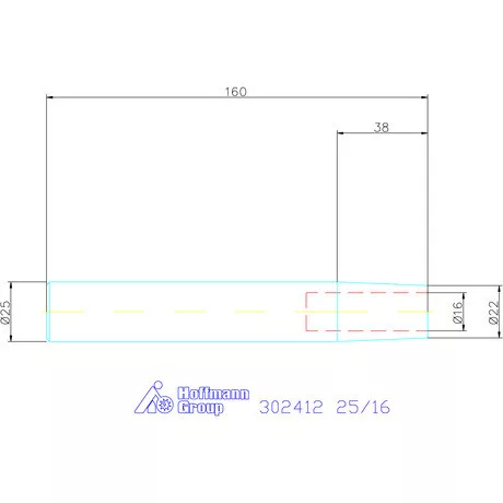 Garant Zsugorbefogó-hosszabbító 4,5° hosszbeállító csavarral 25/16 mm