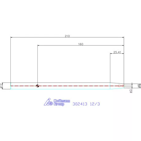 Garant Zsugorbefogó-hosszabbító 4,5° hosszbeállító csavar nélkül 12/3 mm