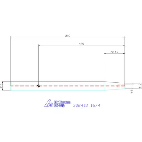 Garant Zsugorbefogó-hosszabbító 4,5° hosszbeállító csavar nélkül 16/4 mm