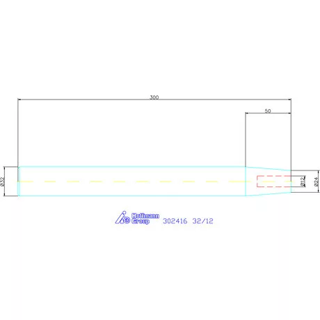Garant Zsugorbefogó hosszabbító 4,5° hosszbeállító csavar nélkül 32/12 mm