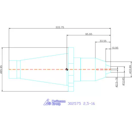 Rövid fúró tokmány A alak 2,5-16 mm