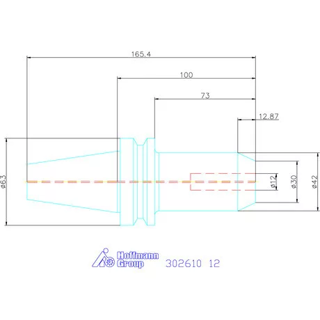 Eroglu Menesztőlapos befogó ADB alak 12 mm