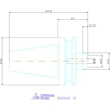 Eroglu Menesztőlapos befogó ADB alak 10 mm