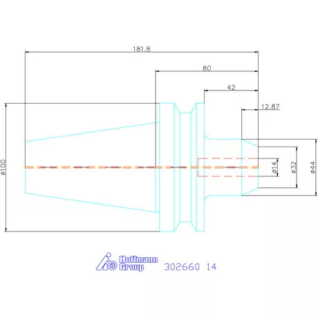 Eroglu Menesztőlapos befogó ADB alak 14 mm
