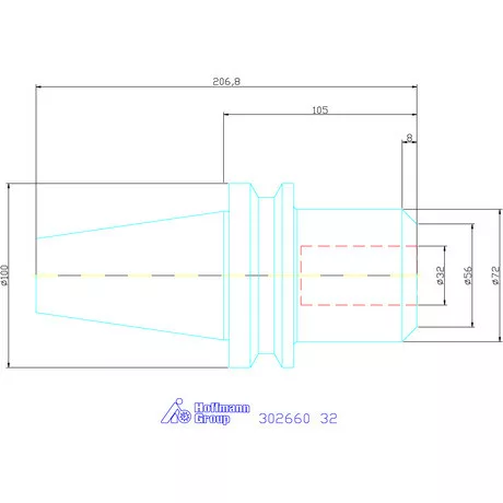 Eroglu Menesztőlapos befogó ADB alak 32 mm