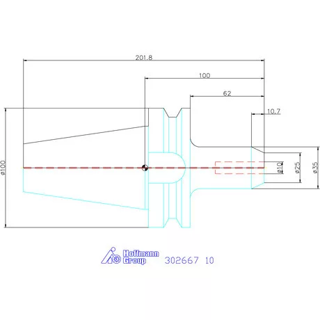 Holex Menesztőlapos befogó AD alak 10 mm
