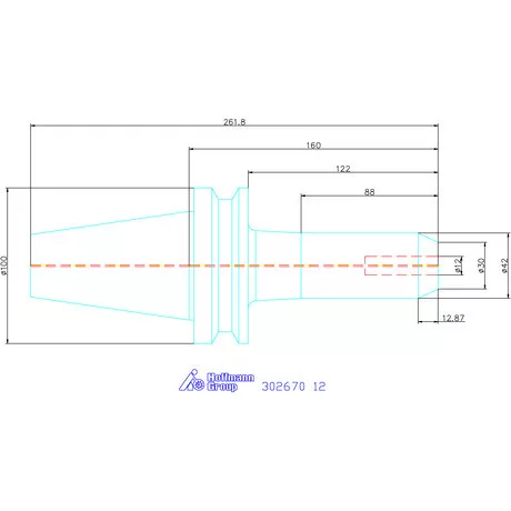 Eroglu Menesztőlapos befogó ADB alak 12 mm