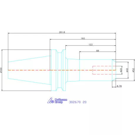 Eroglu Menesztőlapos befogó ADB alak 20 mm