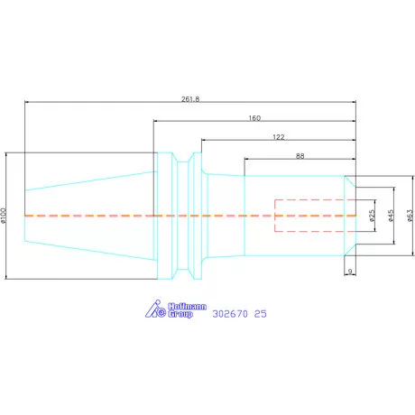 Eroglu Menesztőlapos befogó ADB alak 25 mm
