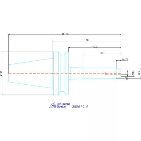 Eroglu Menesztőlapos befogó ADB alak 6 mm